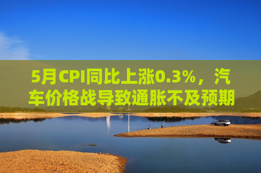 5月CPI同比上涨0.3%，汽车价格战导致通胀不及预期