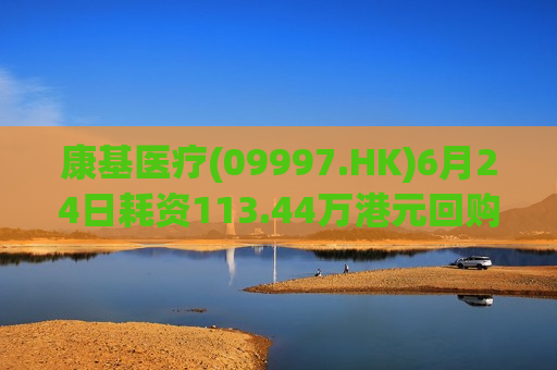 康基医疗(09997.HK)6月24日耗资113.44万港元回购20万股