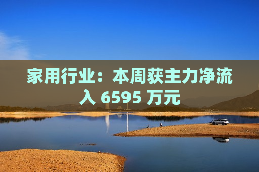 家用行业：本周获主力净流入 6595 万元