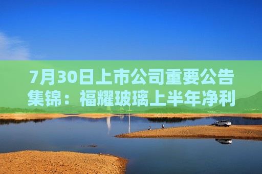 7月30日上市公司重要公告集锦：福耀玻璃上半年净利润34.99亿元 同比增长23.35%