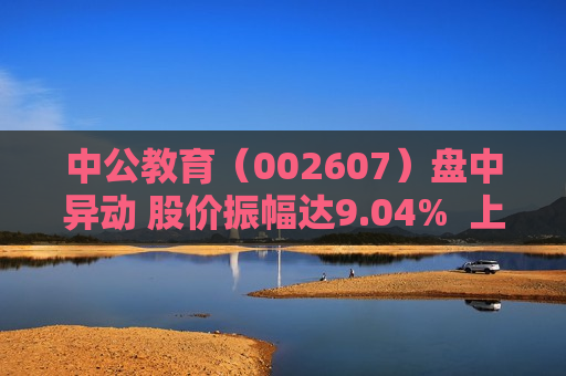 中公教育（002607）盘中异动 股价振幅达9.04%  上涨7.23%（08-01）