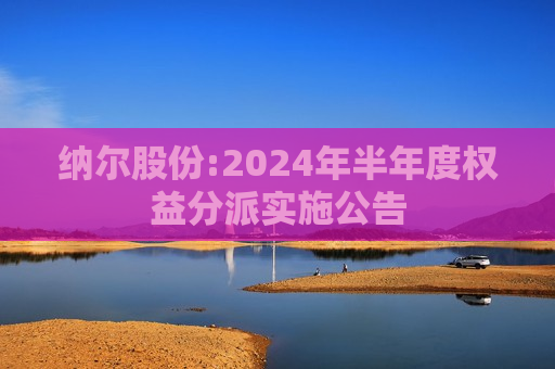 纳尔股份:2024年半年度权益分派实施公告  第1张